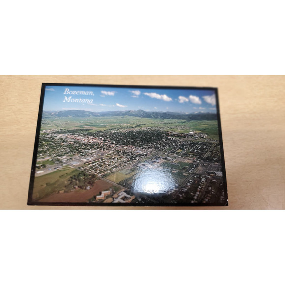 Bozeman Montana Big Sky Gallatin Mountains 1991 Vintage - Picture 1 of 3